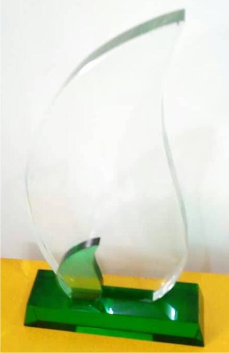 Ghana high-end custom award crystal plaque